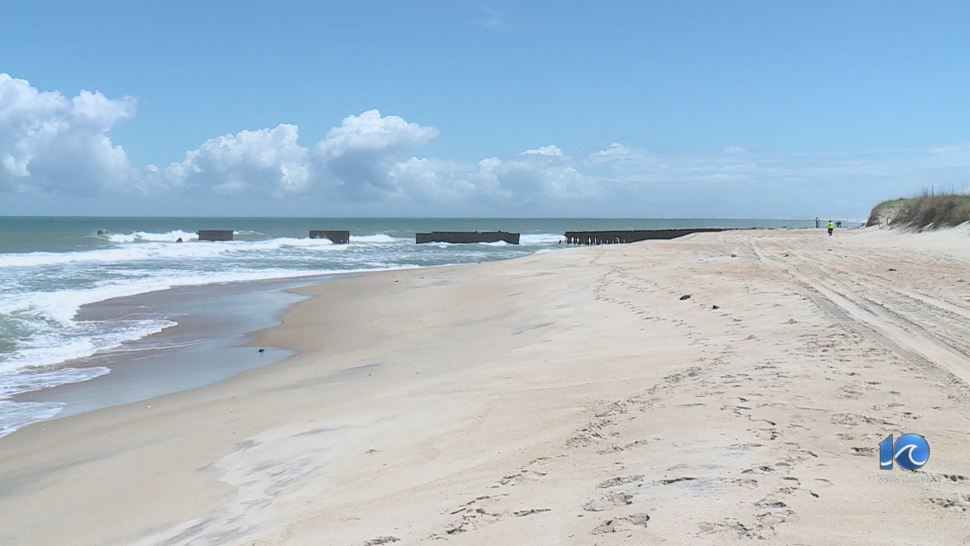 Groin repair project to close part of Buxton beach
