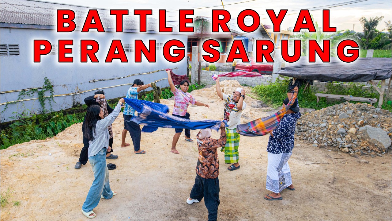Epic battle perang sarung penuh strategi