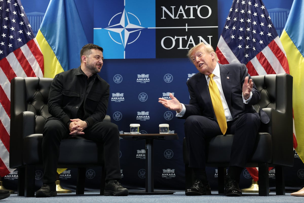 Ukraine war live: Trump to meet Zelensky as Pentagon delays aid