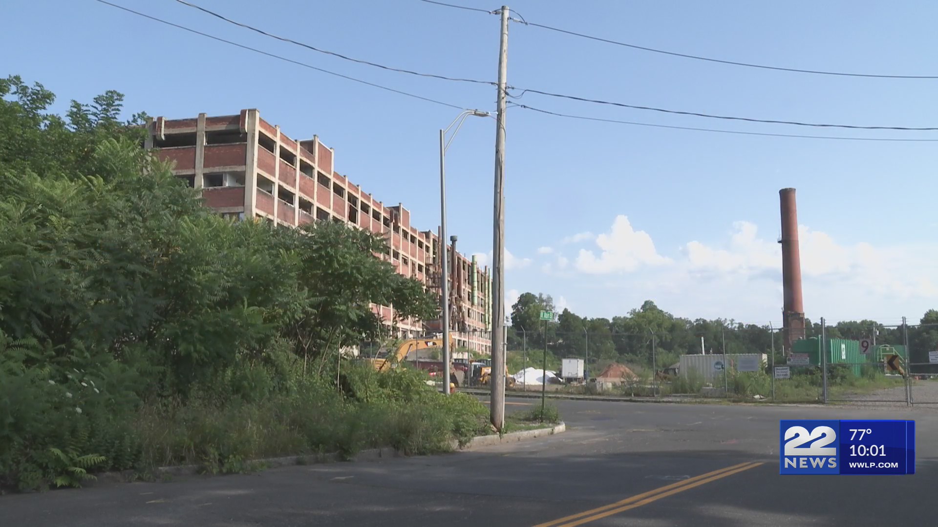 Demolition of smokestack at former Uniroyal in Chicopee delayed with no ...
