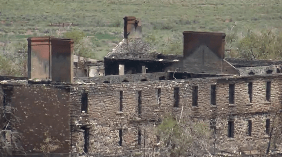 Former dormitories at Fort Wingate School go up in flames, leaving community with mixed emotions