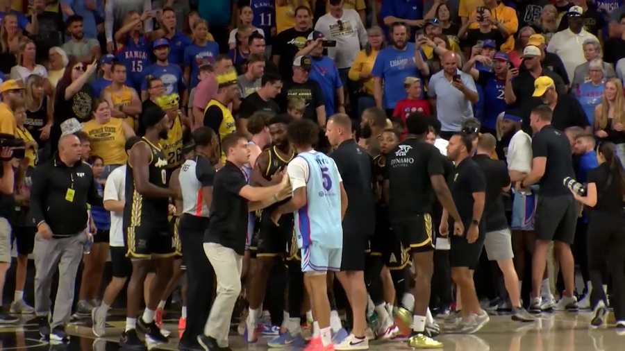 Brawls erupt at TBT game in Wichita; eight players ejected