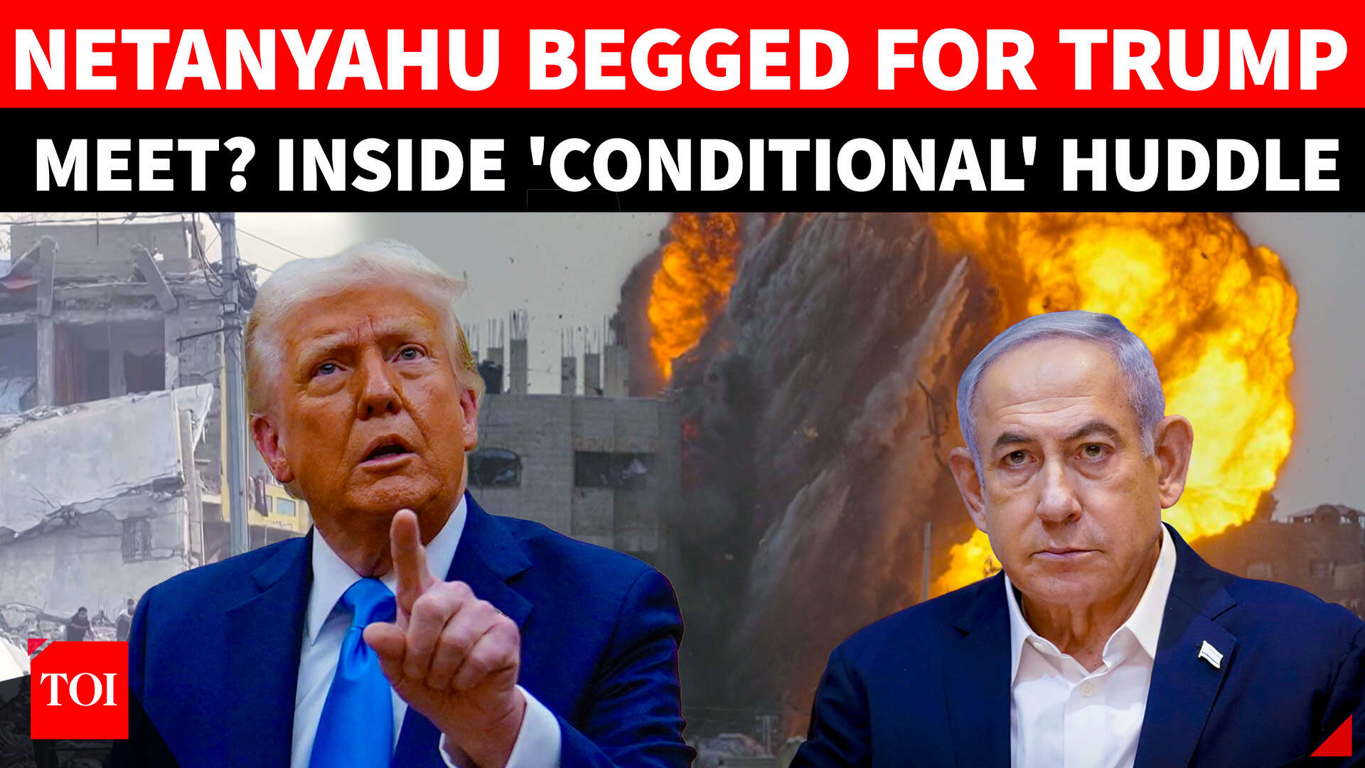 'No entry for Bibi if...': Watch how Trump 'humiliated' Netanyahu just ...