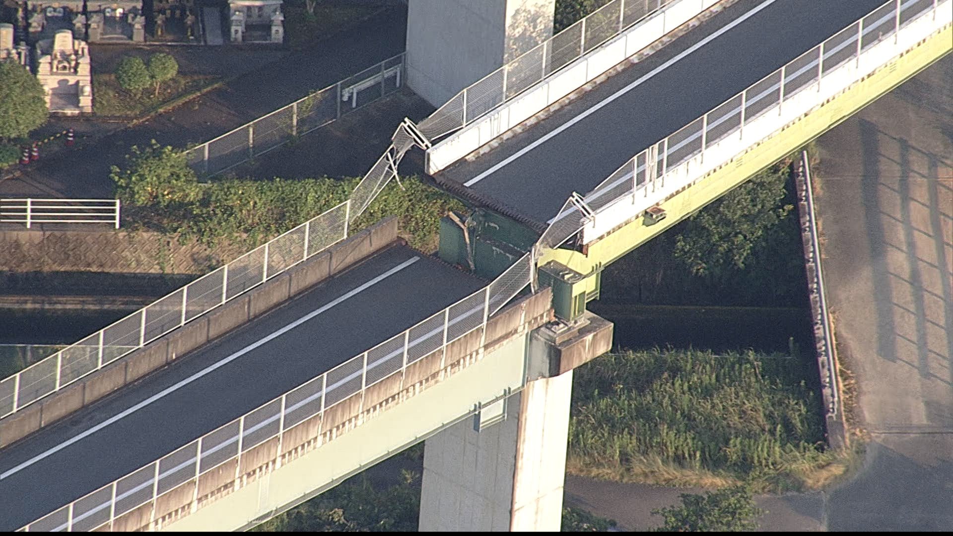 【熊本で震度7】高速道路の一部に段差 専門家「非常に浅い地震…建物全般に大きな被害か」今後に …