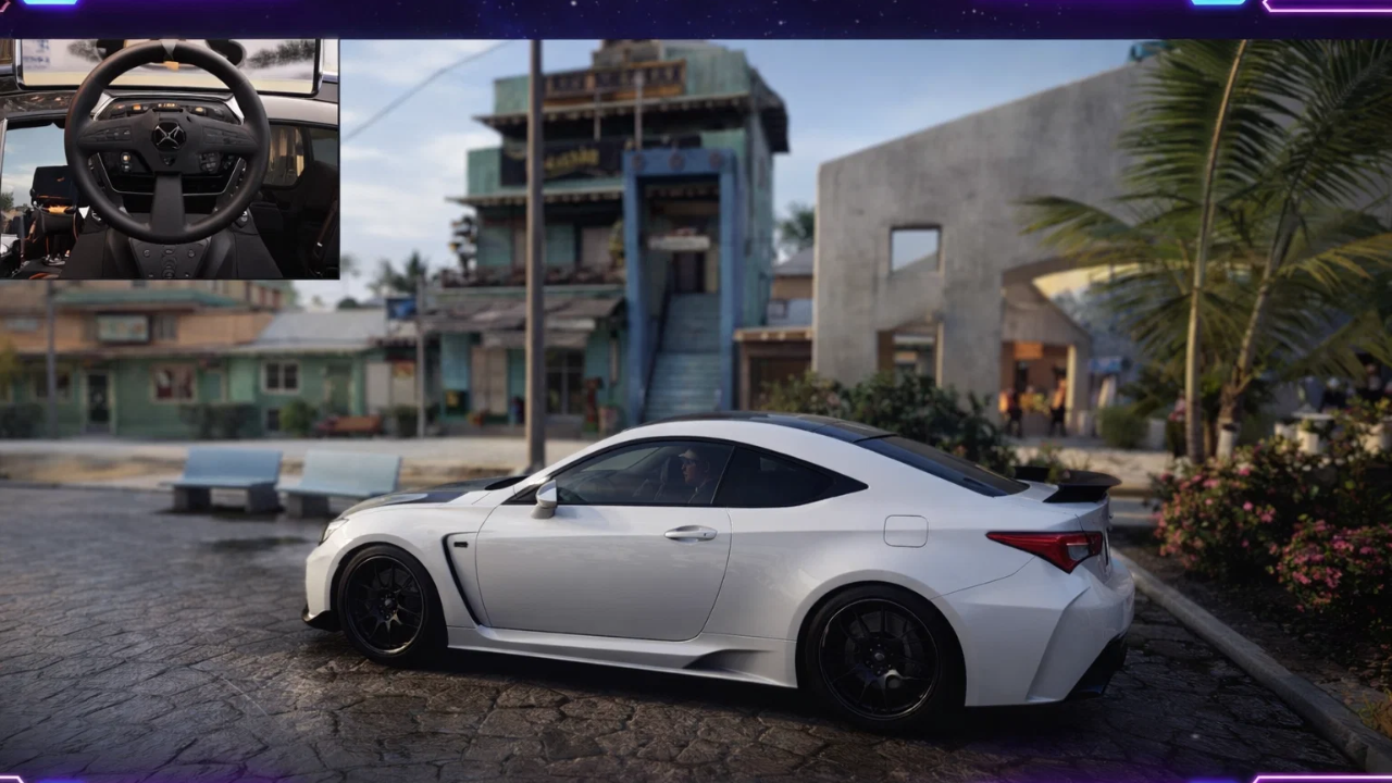 TX Wheel enhances Lexus RC F racing gameplay experience