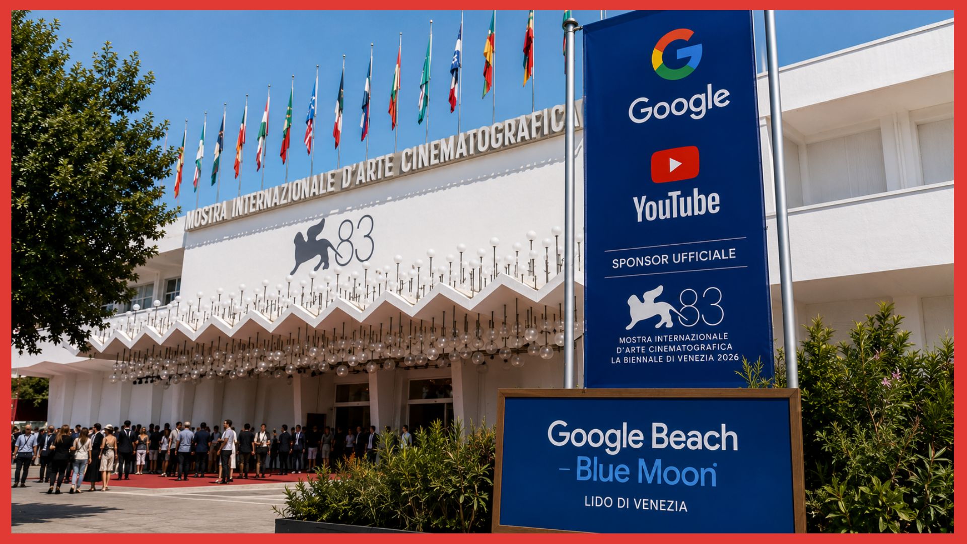 Biennale Cinema 2026: Google e YouTube sponsor ufficiali al Lido