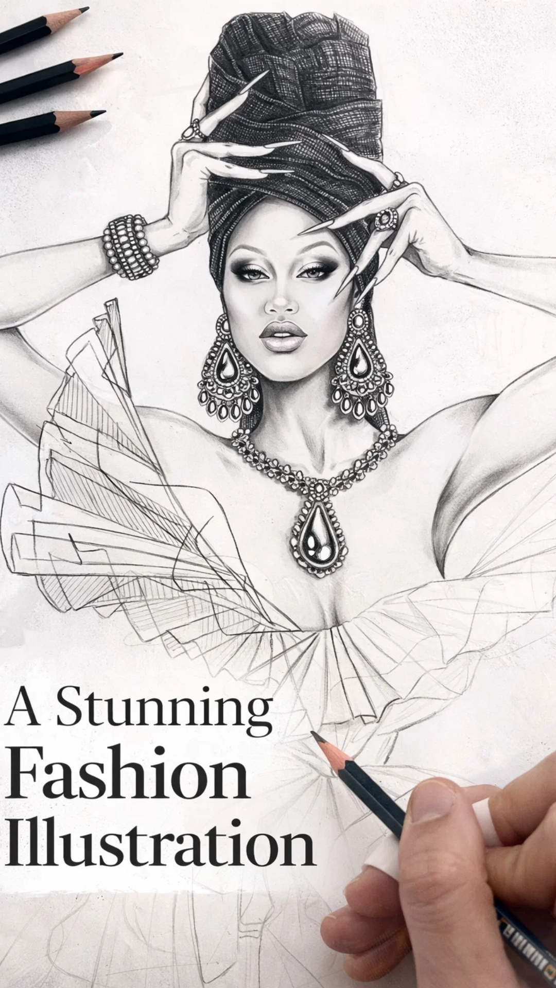 The artistic process behind standout fashion illustrations