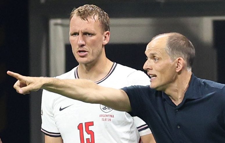 Some England fans would have hoped for more invention from Thomas Tuchel than throwing Dan Burn up front - Alex Livesey /Getty Images