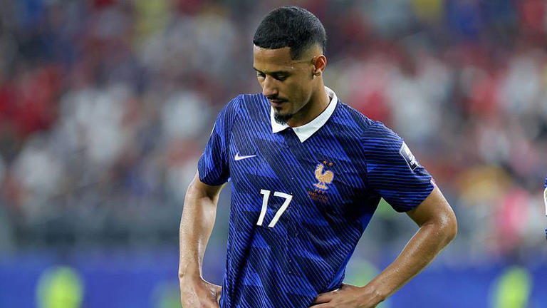 Saliba’s back injury will keep him out of the start of the season. | Richard Sellers/Sportsphoto/Allstar/Getty Images