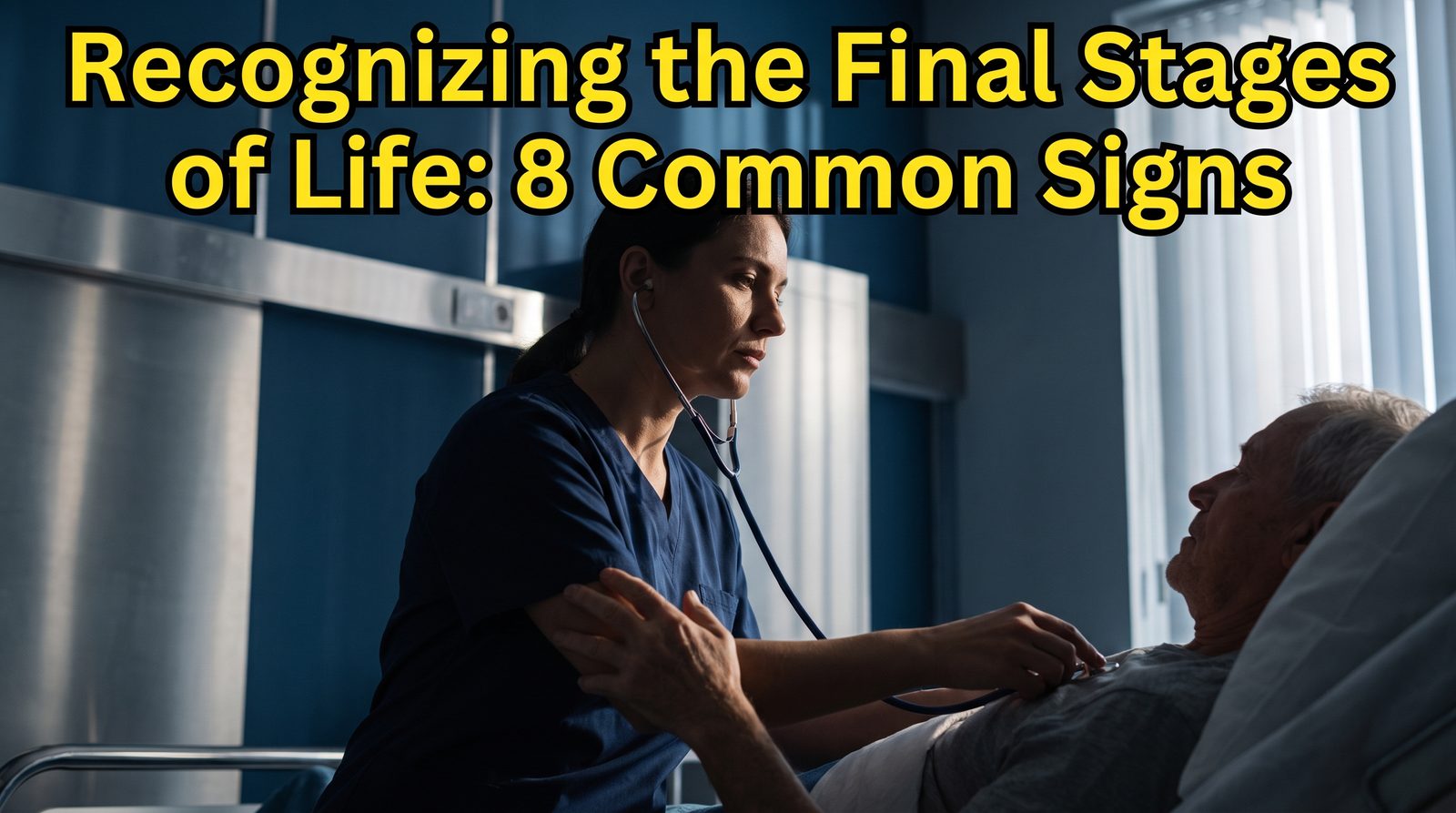 Recognizing the final stages of life: 8 common signs