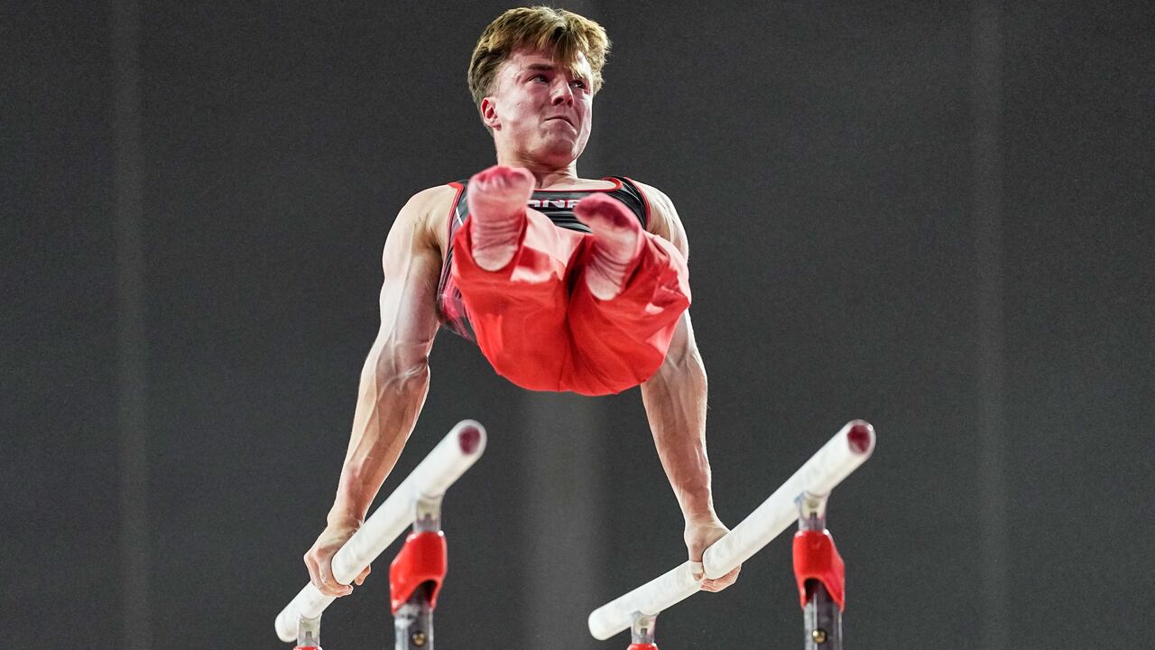 Félix Dolci captures horizontal bars bronze for 5th medal at ...