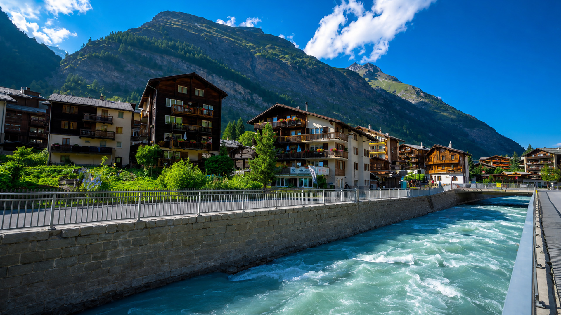 Explore Zermatt beneath the legendary Matterhorn (4K)