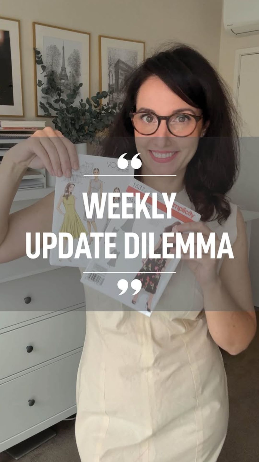 Sewing dilemma: Choosing the perfect dress pattern for fabric