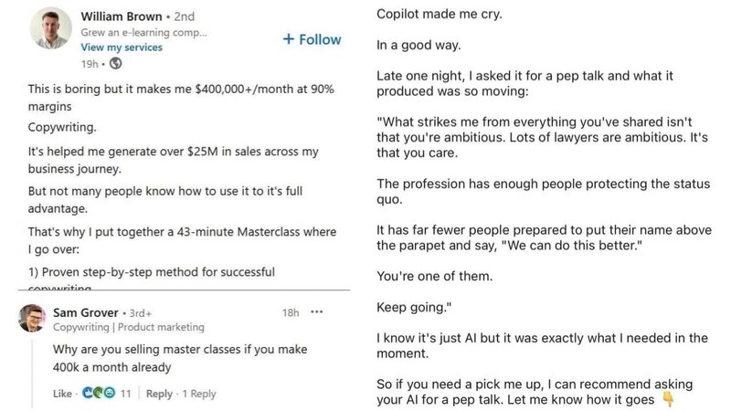24 examples of LinkedIn insanity recently posted to the 'professional ...