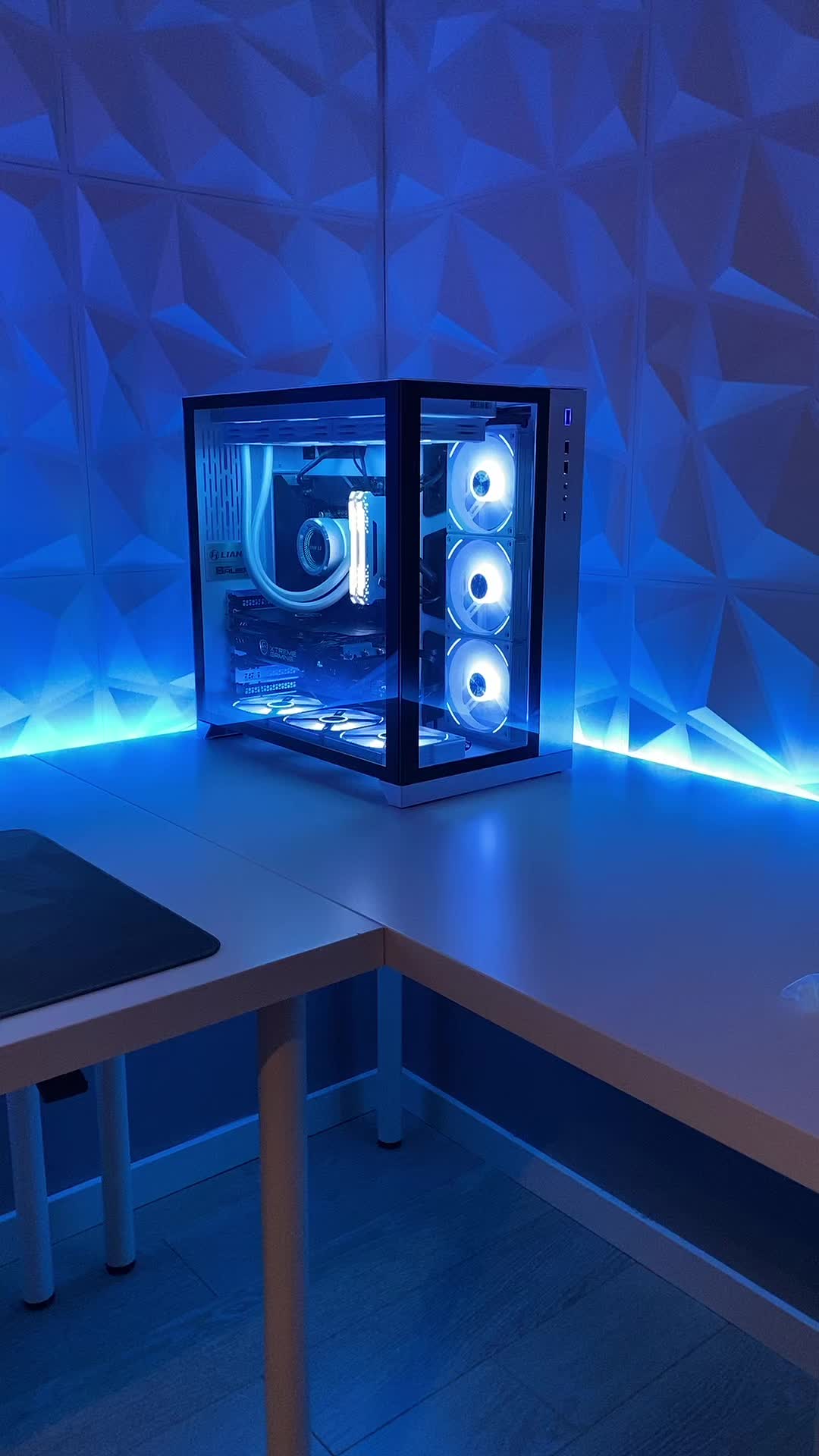 Clean and sleek cable extension setup