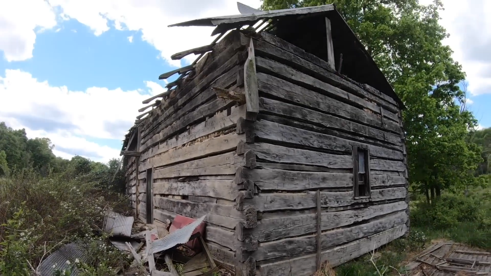 A remote log cabin survived for more than 200 years, and almost ...