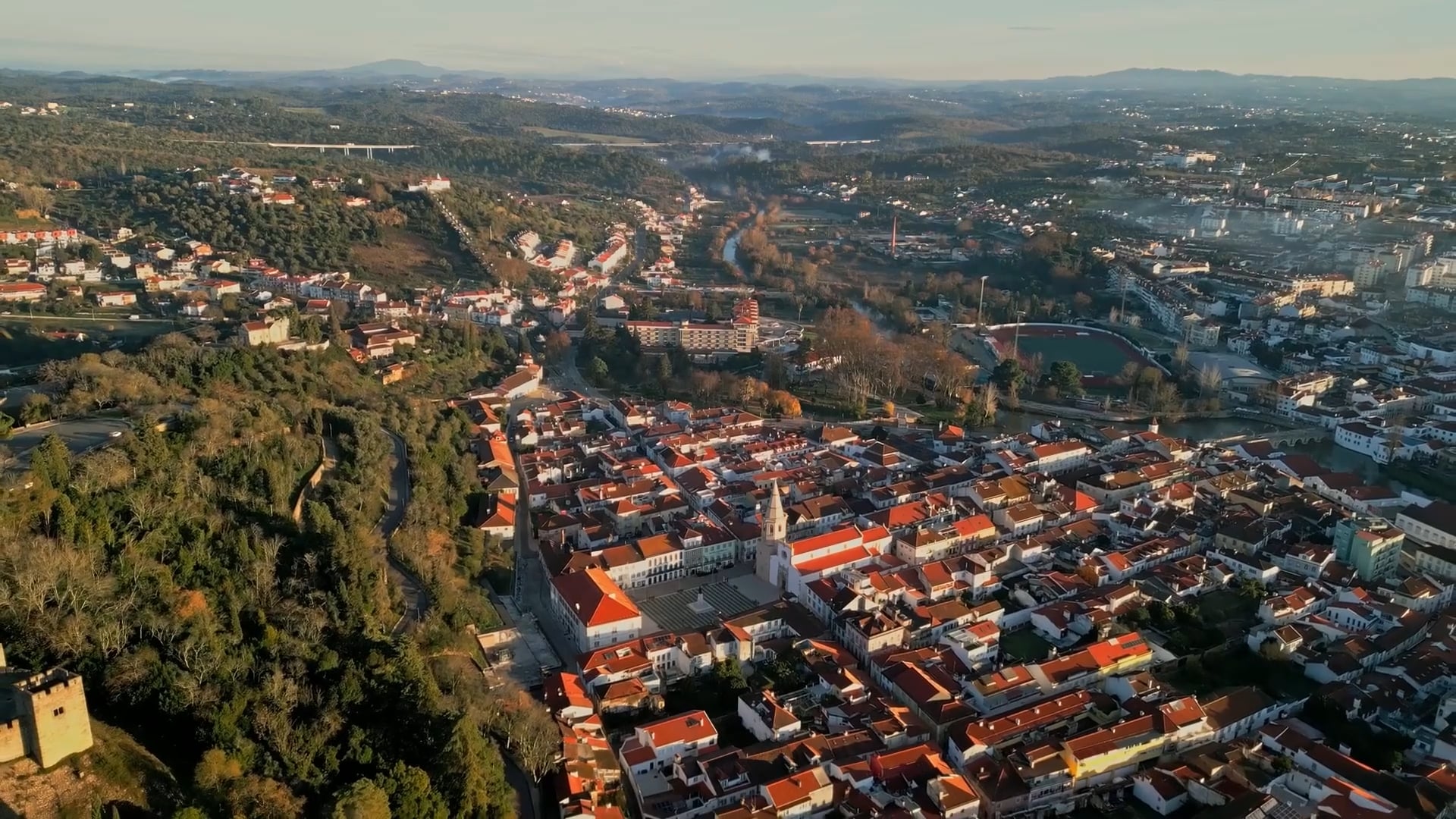 Portugal's legendary Templar castle revealed from above