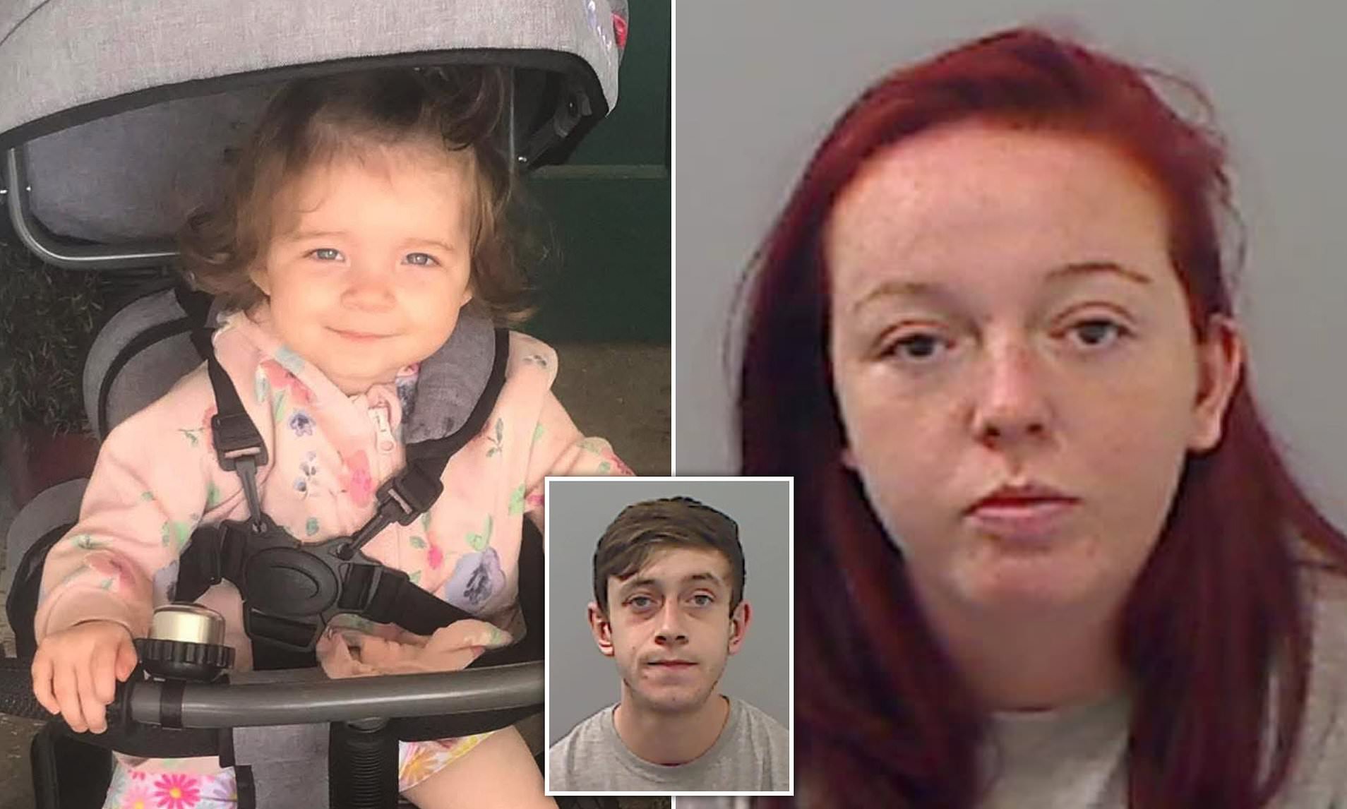 Mother and new boyfriend guilty of murdering toddler, two, before blaming each other for her death
