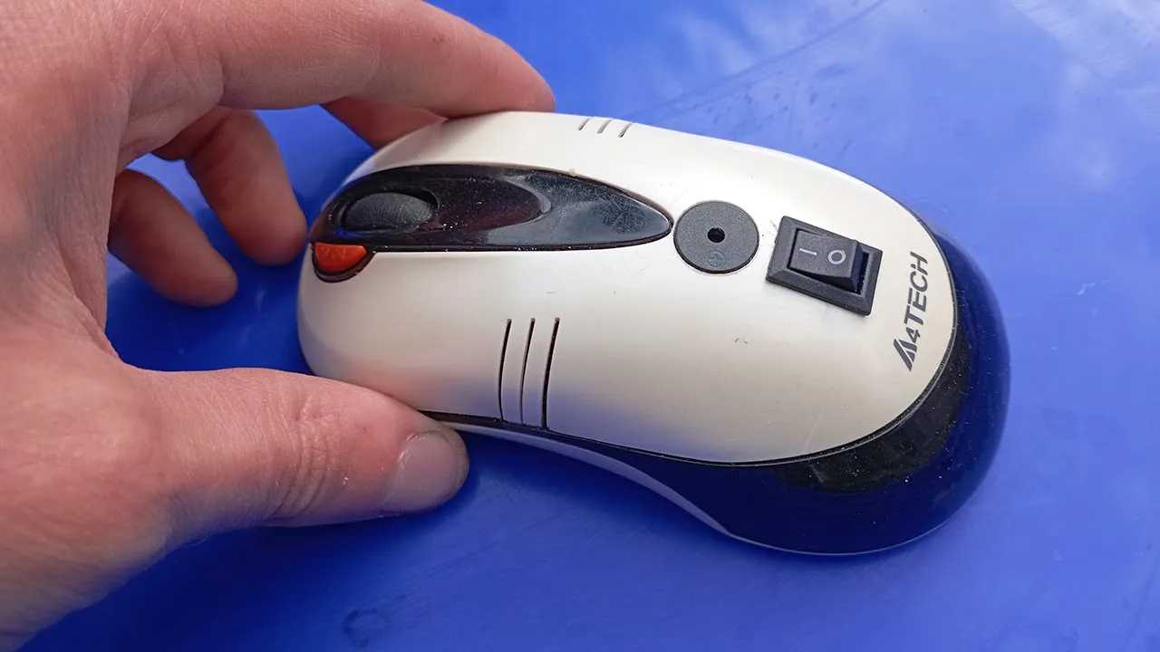 Check out what I built from an old computer mouse!