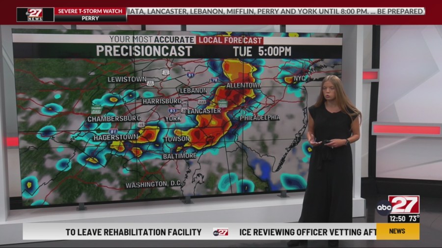 Downpours and storms today, isolated flash flooding issues