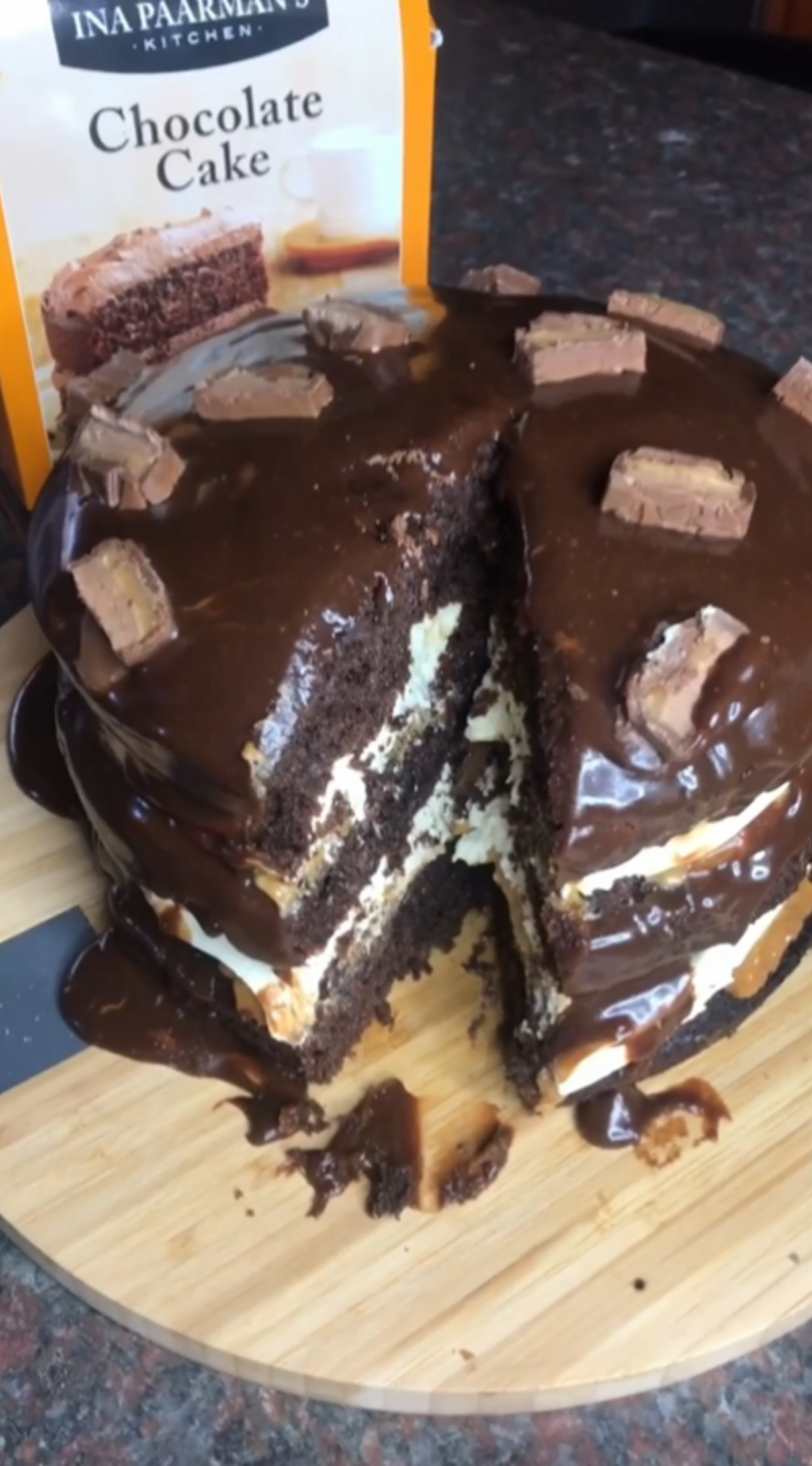 Easy Bar One Chocolate Cake Recipe