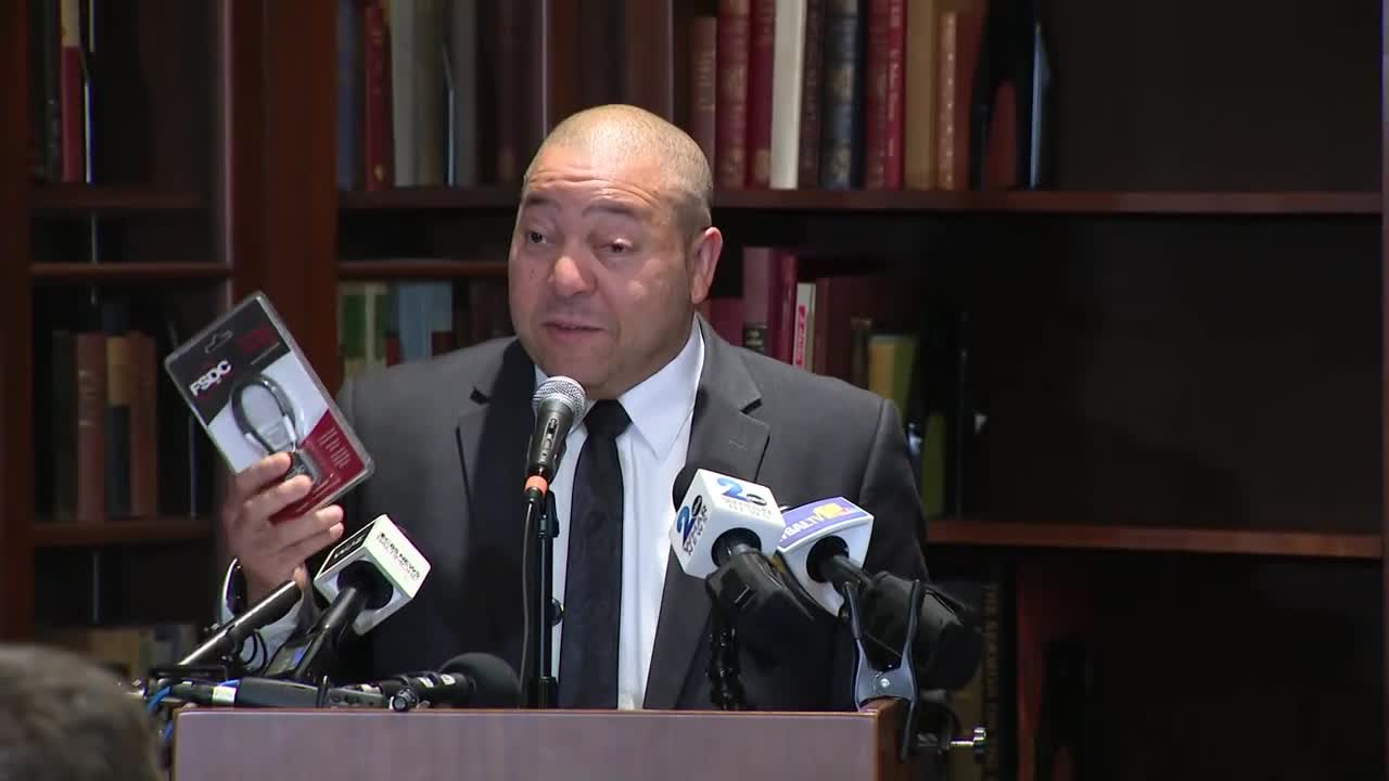 Raw: Johns Hopkins, Enoch Pratt Free Library launch safe firearm ...