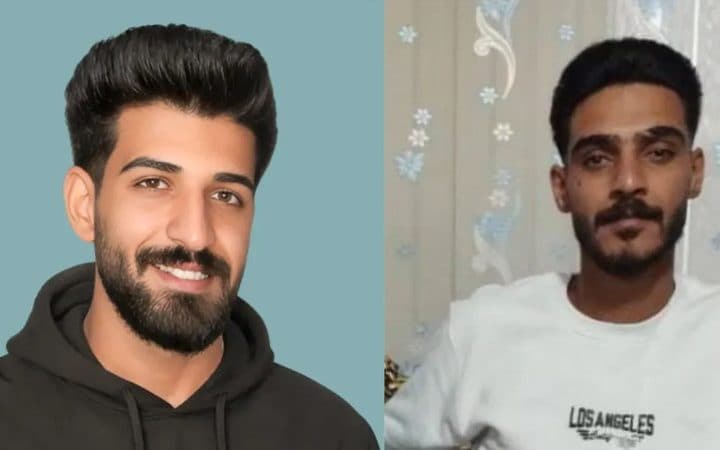Amirhossein Safari, left, and Abolfazl Sepahi, right, were executed in Isfahan