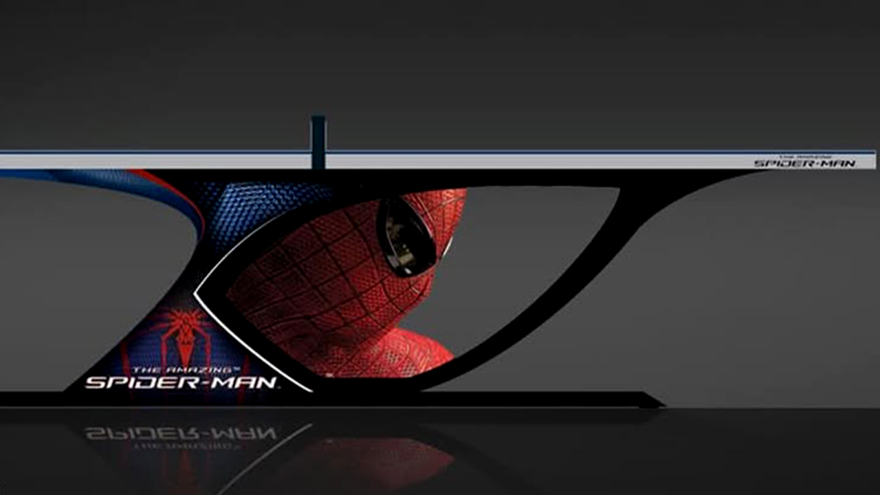 Unique Spider-Man-themed ping-pong table with Stan Lee signature seeks ...