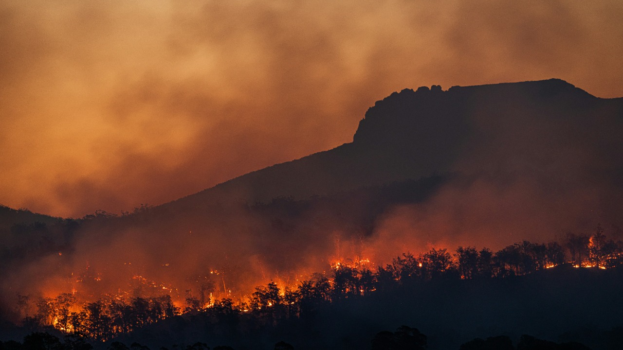 The country has dropped to its lowest fire readiness level with eight ...