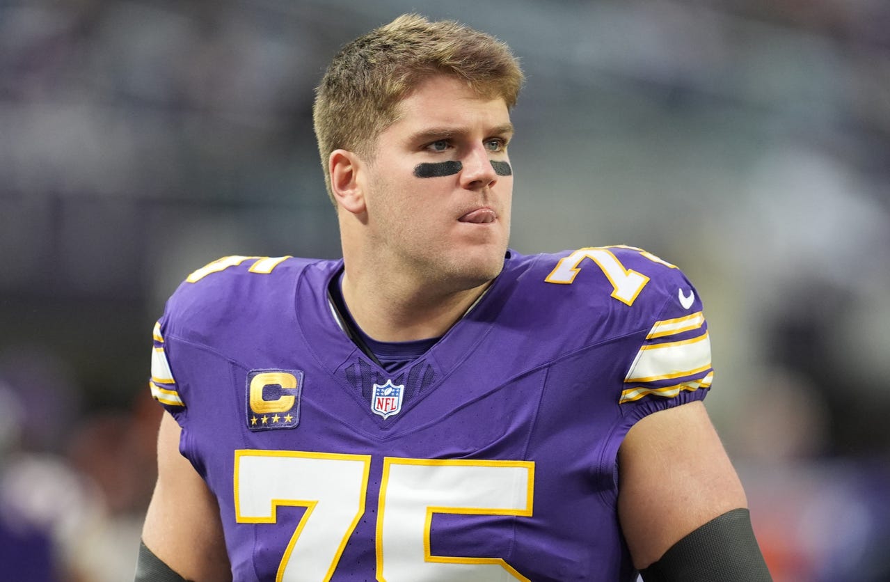 The Vikings' offensive line has a high ceiling in 2026