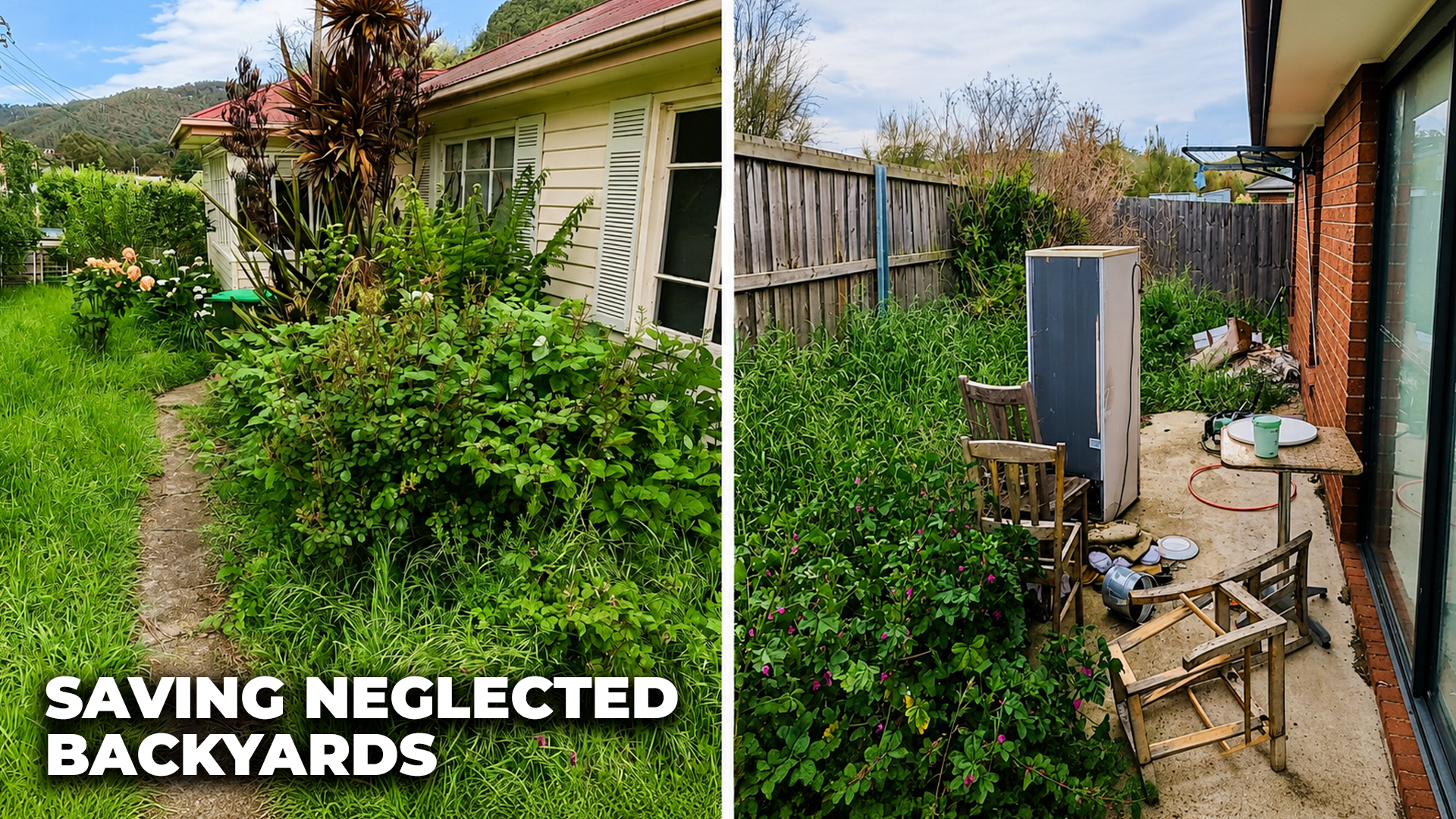 Extreme yard cleanup: A stunning makeover!
