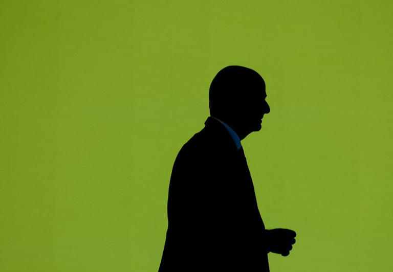 FILE PHOTO: Soccer Football - World Cup Playoff Tournament and European Playoff draws - FIFA Headquarters, Zurich, Switzerland - November 20, 2025 FIFA president Gianni Infantino during the draw REUTERS/Denis Balibouse/File Photo