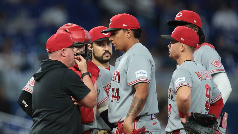 Reds pitcher Jose Franco exits game vs. Guardians with injury