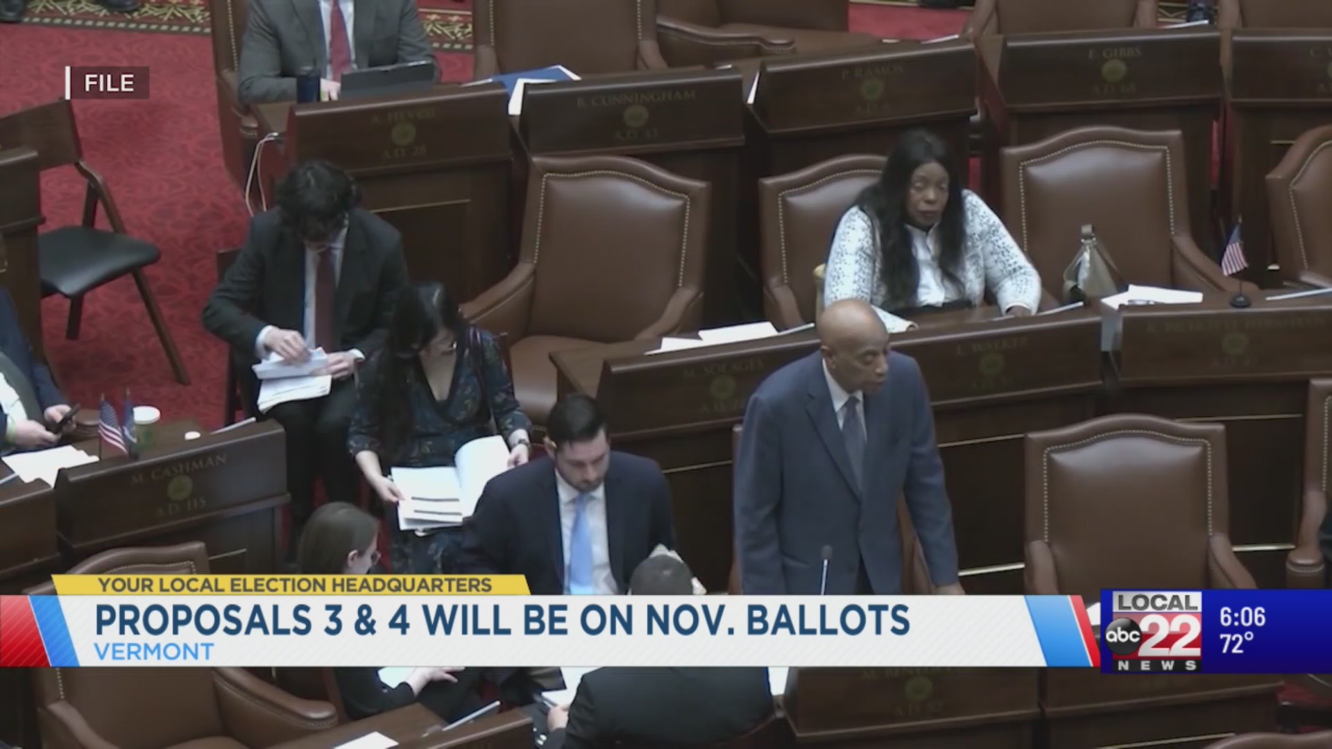 Right to unionize, equal rights to be on Vermont ballots