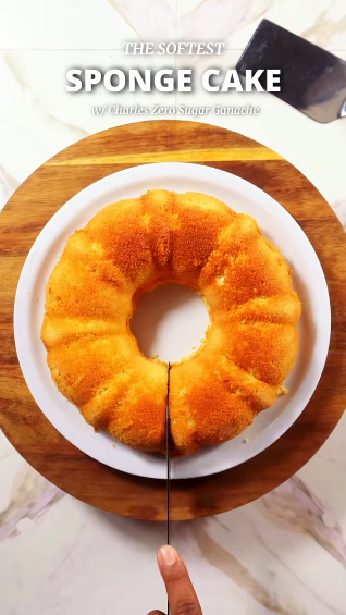 The baking method behind a better sponge cake