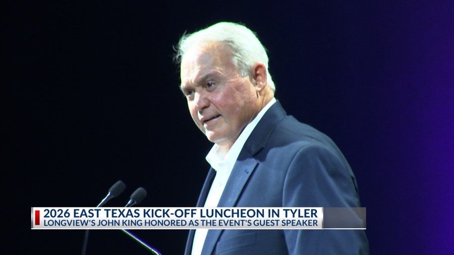 Longview's John King shares his passion for football at 2026 East Texas Kick-Off Luncheon