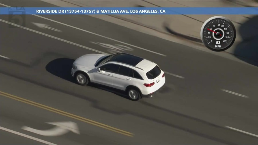 Possibly armed pursuit suspect enters parking garage in downtown LA