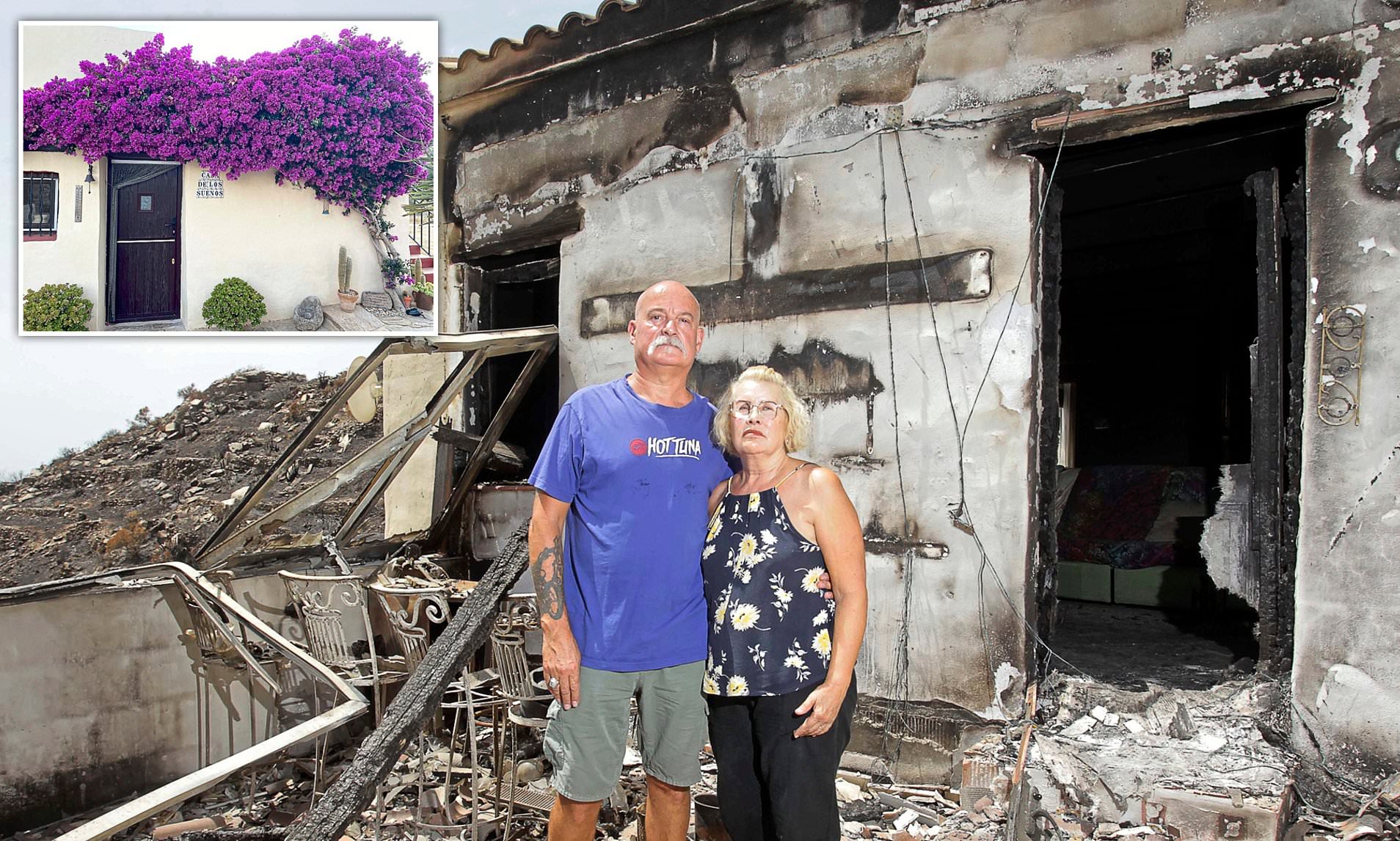The Spanish villa we put years of love into was consumed by wildfires in hours, but we're lucky