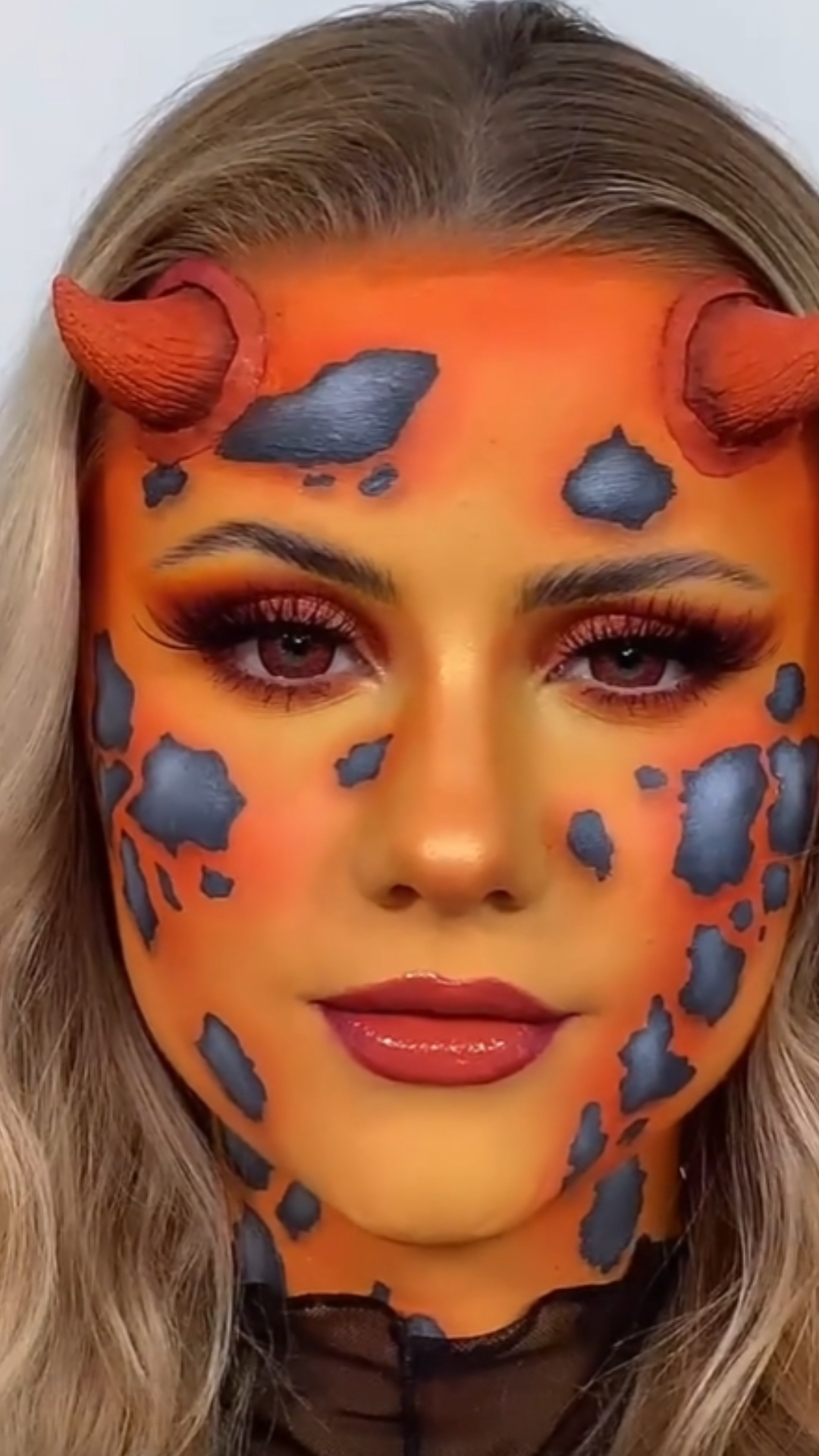 How lava inspired makeup creates a stunning visual effect