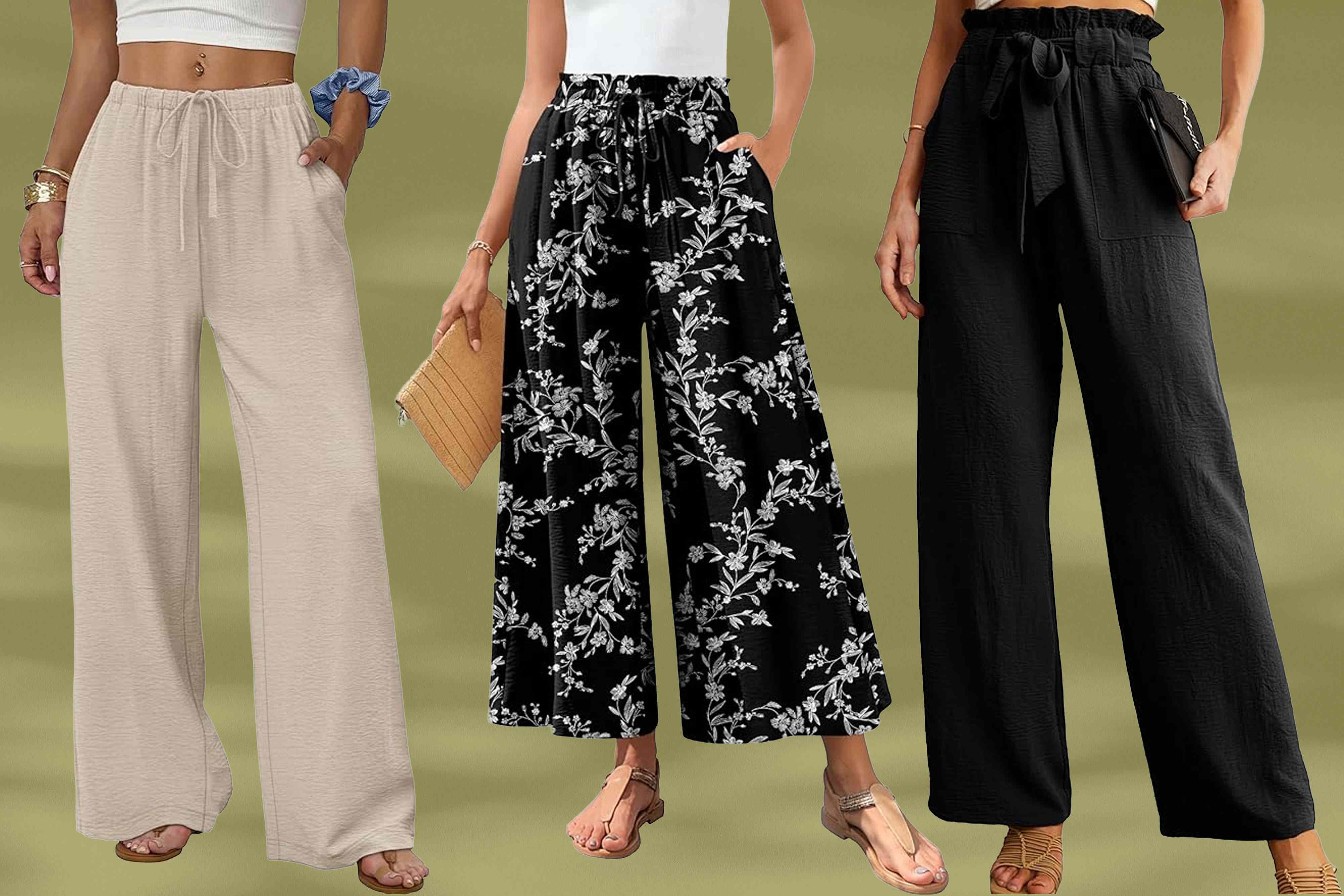 These flowy palazzo pants from Amazon are a must for hot temperatures—and our top picks look surprisingly elevated
