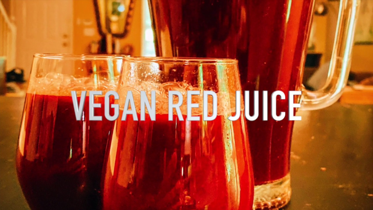 Cold-pressed red beet & fruit juice recipe with Omega 8006 juicer