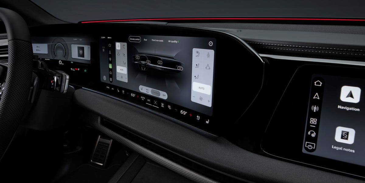 View interior photos of the 2027 Audi SQ9