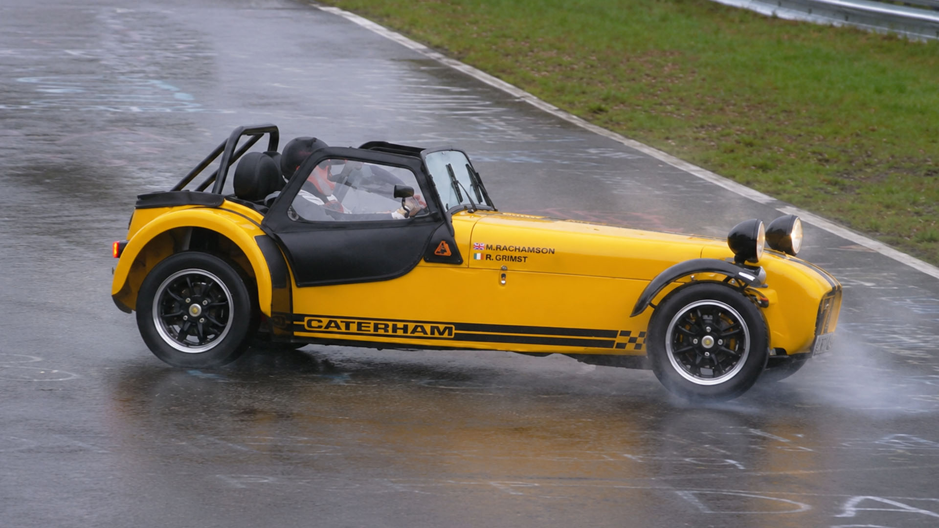 Wet corners revealed driving challenges hidden during dry circuit sessions