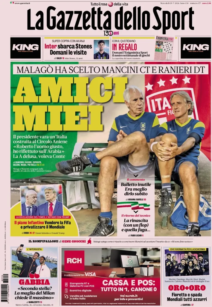 le-prime-pagine-dei-principali-quotidiani-sportivi-29-luglio