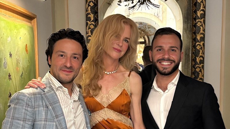Nicole Kidman parties in Italy amid rumours of romance with American businessman