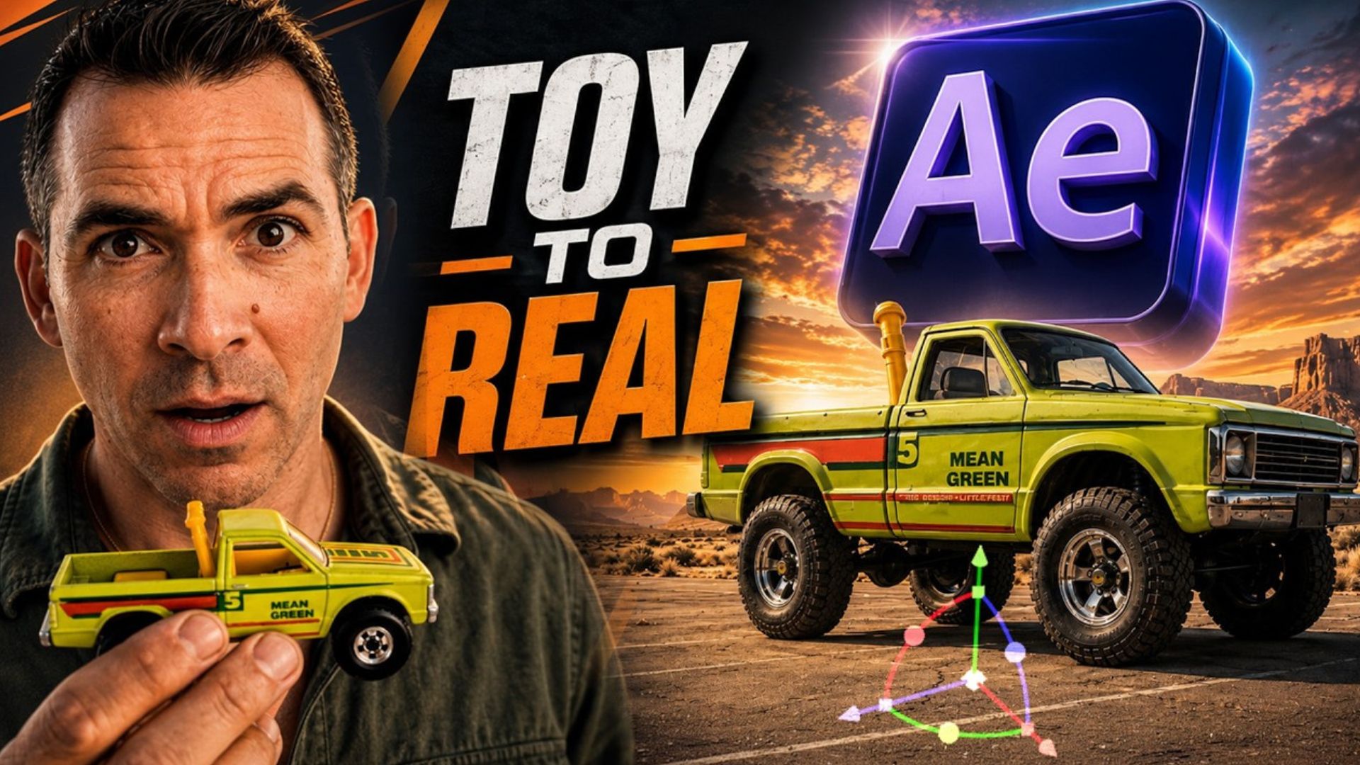 Realistic 3D compositing: Tripo3D + After Effects complete breakdown