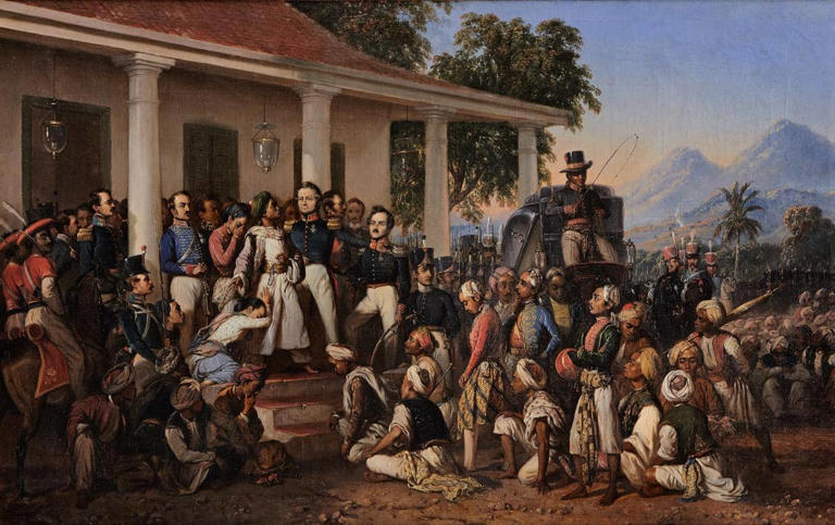 Lukisan Raden Saleh, Penangkapan Pangeran Diponegoro