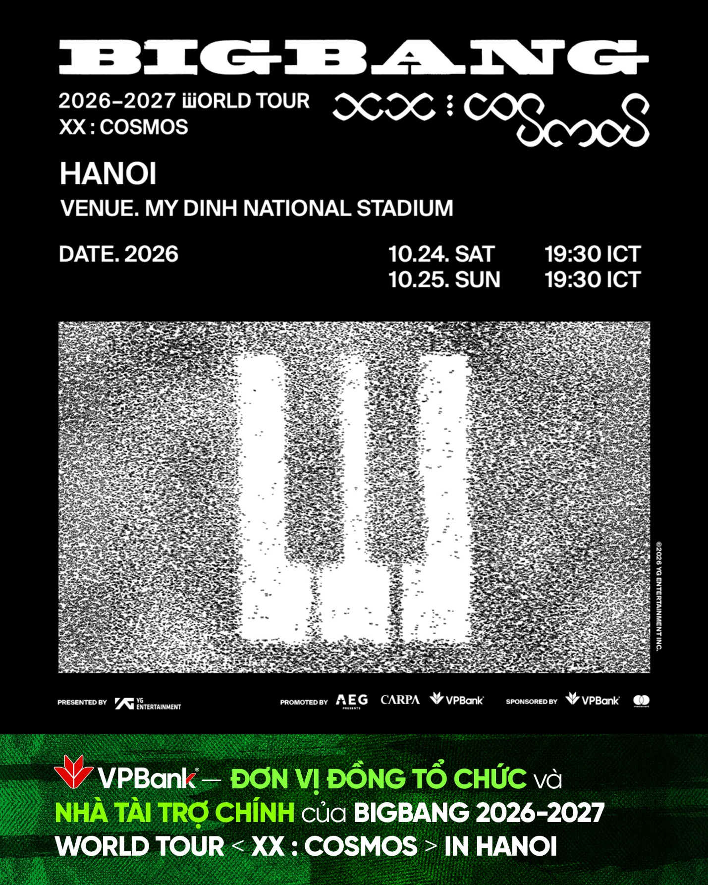 BIGBANG lần đầu mang tour diễn chính thức đến Việt Nam
