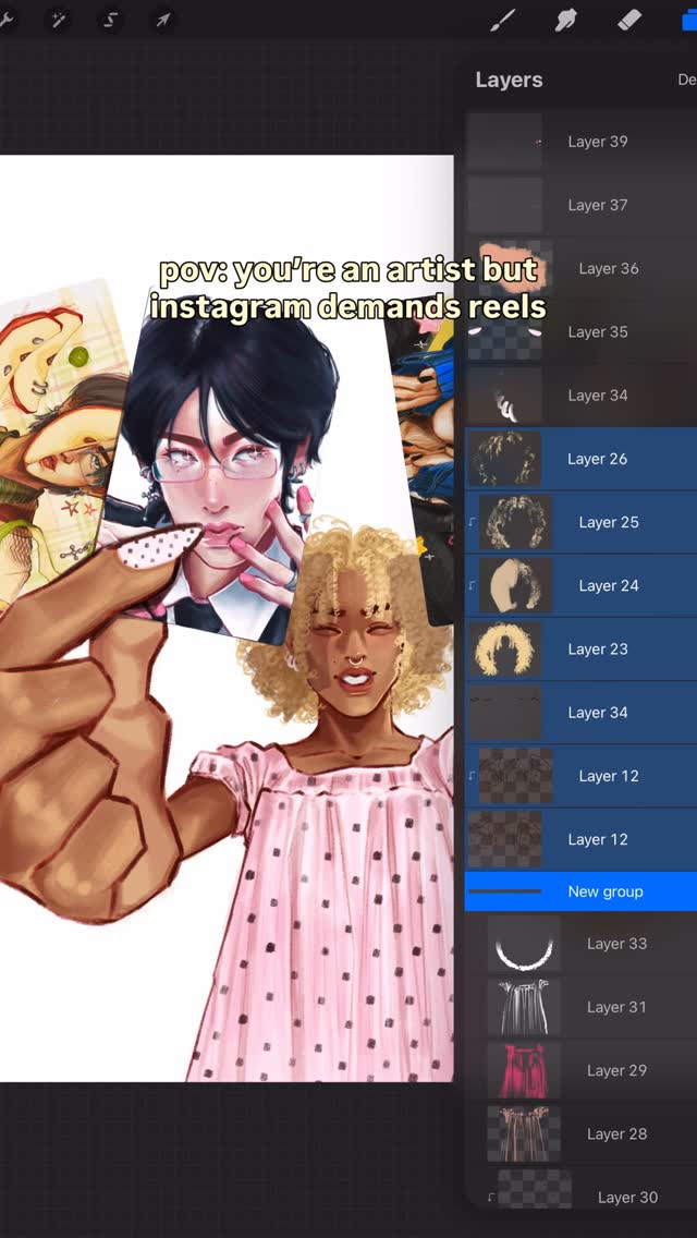 Creating playful bouncing motion in Procreate animation