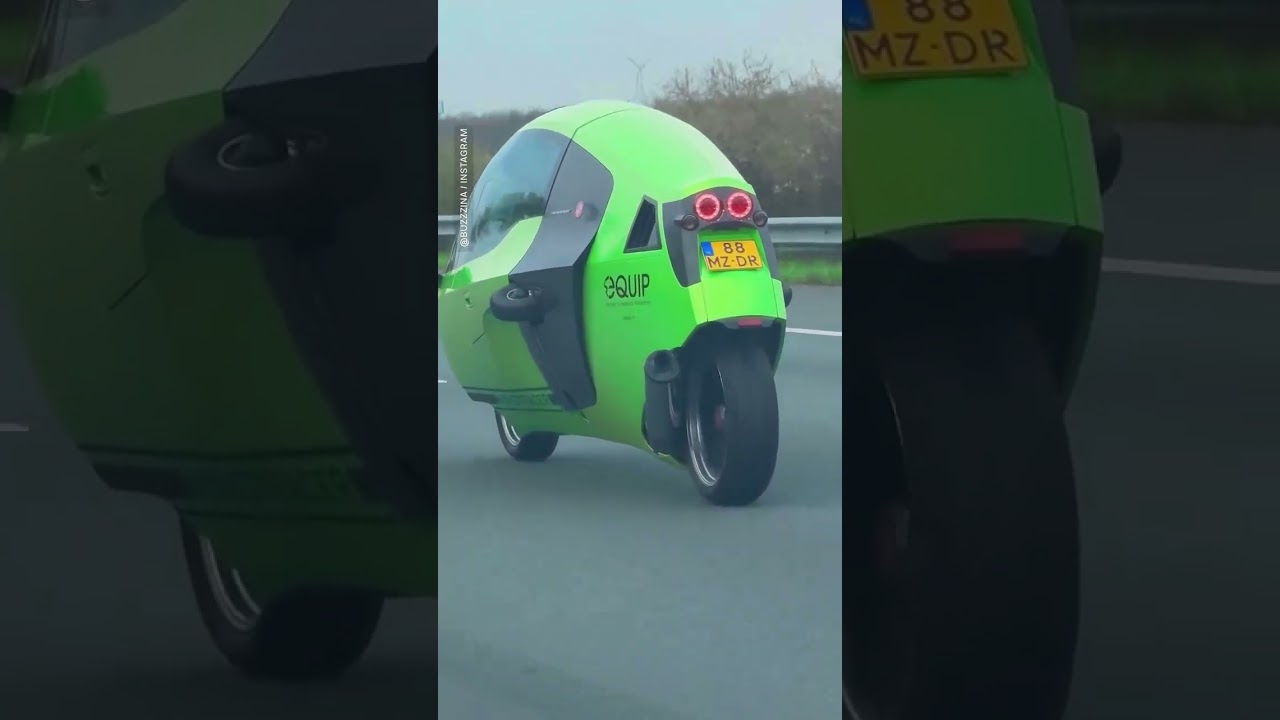 Ride the MonoRacer futuristic cabin motorcycle today